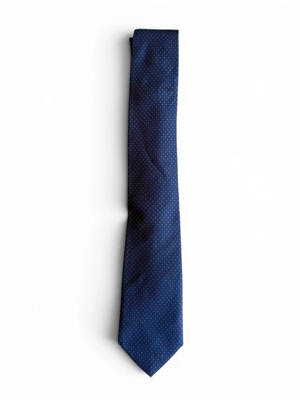 Gian Marco Di Signa Silk Navy Microdot Tie